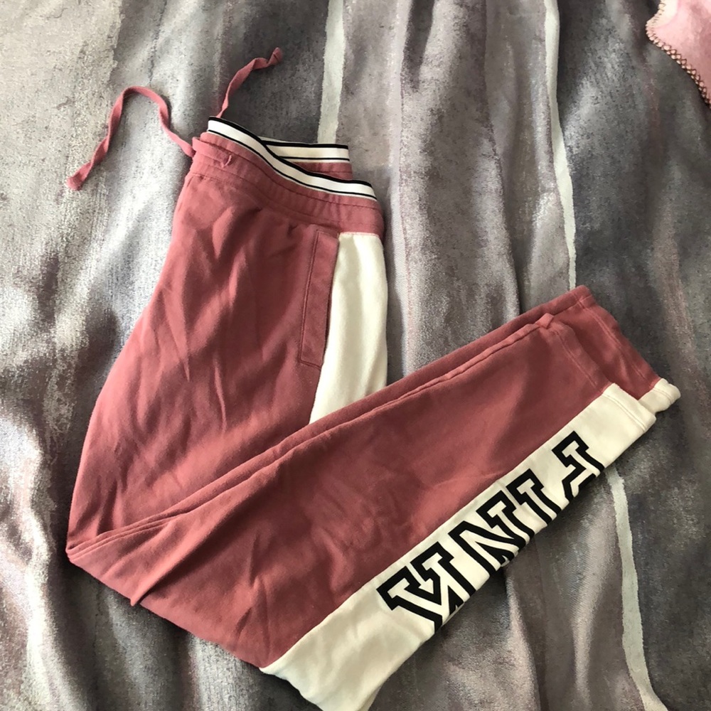 Pink joggers